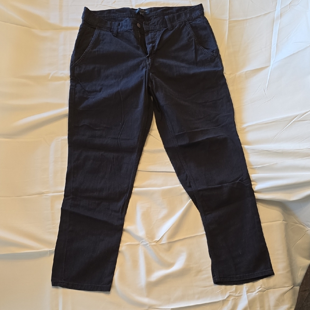 Banana Republic Navy Athletic Fit Pants